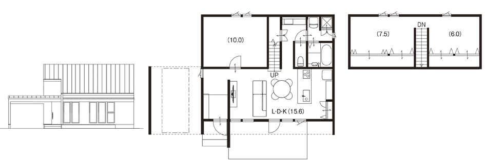 BASE ＋ LOFT ＋ GARAGE PLAN